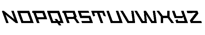 StatenSans ExpandedSemiboldReverse Instance Font UPPERCASE