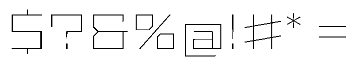 StatenSans ExpandedThin Instance Font OTHER CHARS