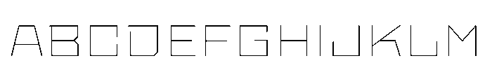StatenSans ExpandedThin Instance Font UPPERCASE
