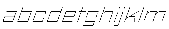StatenSans ExpandedThinOblique Instance FONT