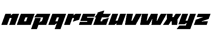 StatenSans ExpandedUltraOblique Instance Font LOWERCASE