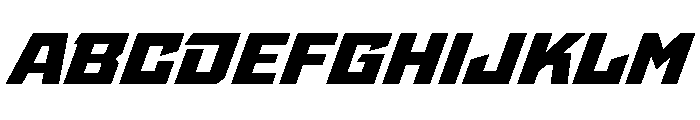 StatenSans ExtendedBlackOblique Instance Font UPPERCASE