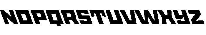 StatenSans ExtendedBlackReverse Instance Font UPPERCASE