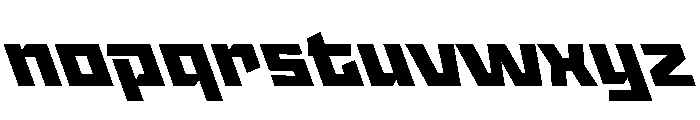 StatenSans ExtendedBlackReverse Instance Font LOWERCASE
