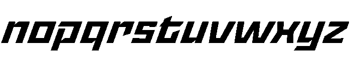 StatenSans ExtendedBoldOblique Instance Font LOWERCASE