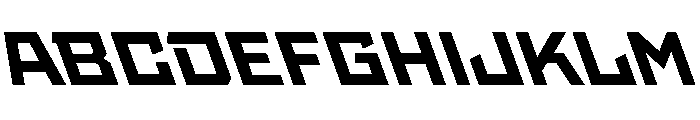 StatenSans ExtendedBoldReverse Instance Font UPPERCASE