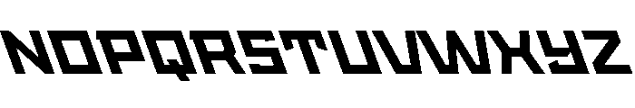StatenSans ExtendedBoldReverse Instance Font UPPERCASE