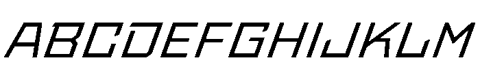 StatenSans ExtendedBookOblique Instance Font UPPERCASE