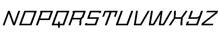 StatenSans ExtendedBookOblique Instance Font UPPERCASE