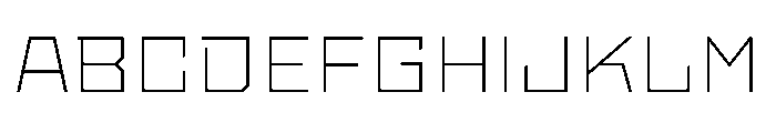 StatenSans ExtendedExtraLight Instance Font UPPERCASE