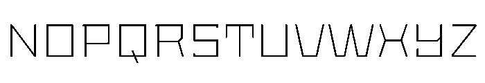 StatenSans ExtendedExtraLight Instance Font UPPERCASE