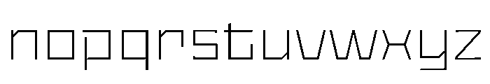 StatenSans ExtendedExtraLight Instance Font LOWERCASE