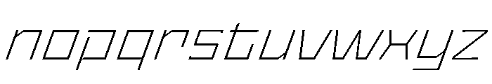 StatenSans ExtendedExtraLightOblique Instance Font LOWERCASE