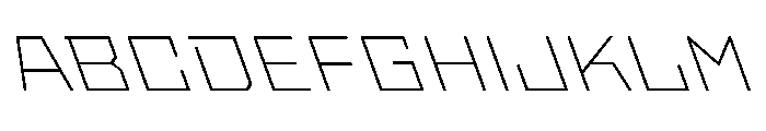 StatenSans ExtendedExtraLightReverse Instance Font UPPERCASE