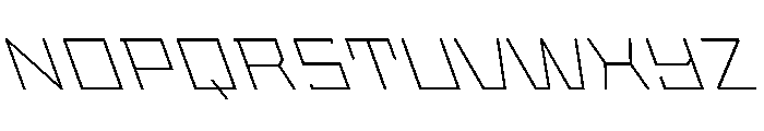 StatenSans ExtendedExtraLightReverse Instance Font UPPERCASE