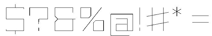 StatenSans ExtendedHairline Instance Font OTHER CHARS