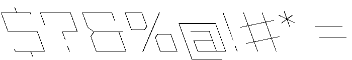 StatenSans ExtendedHairlineReverse Instance Font OTHER CHARS