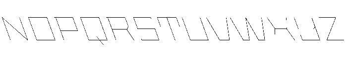 StatenSans ExtendedHairlineReverse Instance Font UPPERCASE