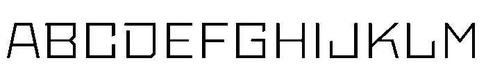 StatenSans ExtendedLight Instance Font UPPERCASE