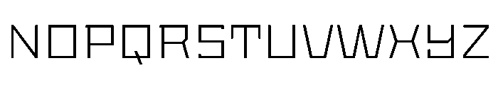 StatenSans ExtendedLight Instance Font UPPERCASE