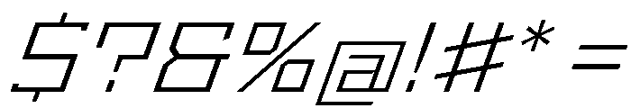 StatenSans ExtendedLightOblique Instance Font OTHER CHARS