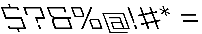 StatenSans ExtendedLightReverse Instance Font OTHER CHARS