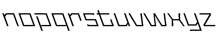 StatenSans ExtendedLightReverse Instance Font LOWERCASE