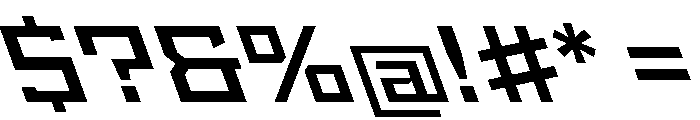 StatenSans ExtendedSemiboldReverse Instance Font OTHER CHARS