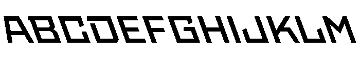 StatenSans ExtendedSemiboldReverse Instance Font UPPERCASE