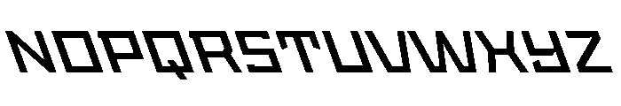StatenSans ExtendedSemiboldReverse Instance Font UPPERCASE