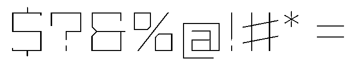 StatenSans ExtendedThin Instance Font OTHER CHARS