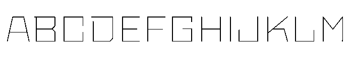 StatenSans ExtendedThin Instance Font UPPERCASE