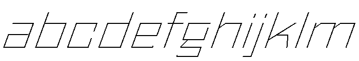StatenSans ExtendedThinOblique Instance FONT