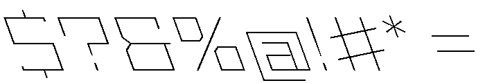 StatenSans ExtendedThinReverse Instance Font OTHER CHARS