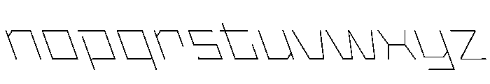 StatenSans ExtendedThinReverse Instance Font LOWERCASE