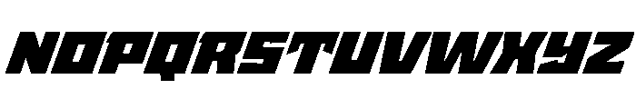 StatenSans ExtendedUltraOblique Instance Font UPPERCASE
