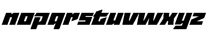 StatenSans ExtendedUltraOblique Instance Font LOWERCASE