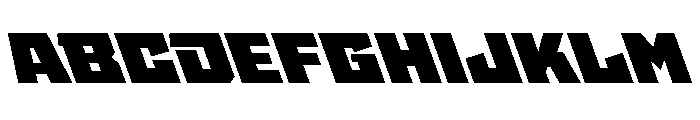 StatenSans ExtendedUltraReverse Instance Font UPPERCASE
