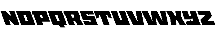 StatenSans ExtendedUltraReverse Instance Font UPPERCASE
