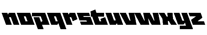 StatenSans ExtendedUltraReverse Instance Font LOWERCASE
