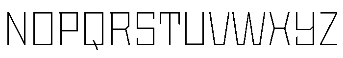 StatenSans ExtraLight Instance Font UPPERCASE