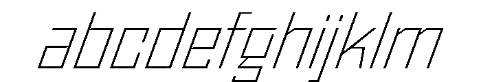 StatenSans ExtraLightOblique Instance FONT