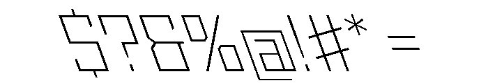StatenSans ExtraLightReverse Instance Font OTHER CHARS