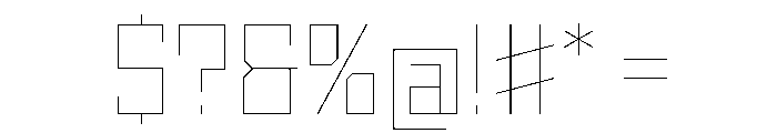 StatenSans Hairline Instance Font OTHER CHARS