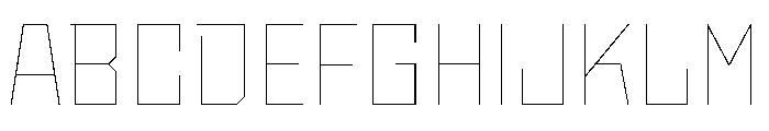 StatenSans Hairline Instance Font UPPERCASE