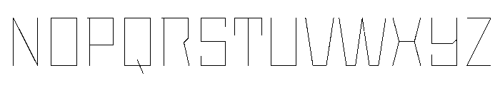 StatenSans Hairline Instance Font UPPERCASE