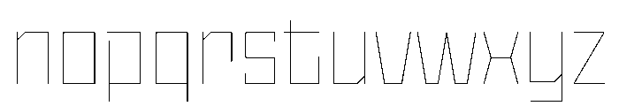 StatenSans Hairline Instance Font LOWERCASE