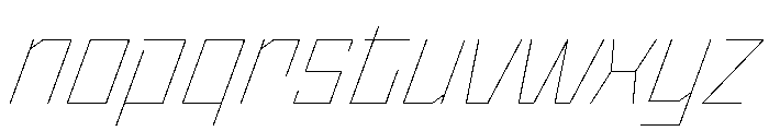 StatenSans HairlineOblique Instance Font LOWERCASE