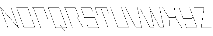 StatenSans HairlineReverse Instance Font UPPERCASE