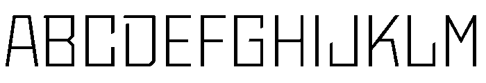 StatenSans Light Instance Font UPPERCASE